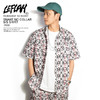 LEFLAH SNAKE NO COLLAR S/S SHIRT -RED-画像
