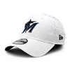 NEW ERA MIAMI MARLINS PERF PIVOT 9TWENTY STRAPBACK CAP WHITE NR11885639画像