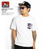 BEN DAVIS CHECK POCKET S/S TEE -WHITE- C-9580069画像