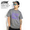 LEFLAH G-SPRAY LOGO TEE -CHARCOAL/PURPLE-画像