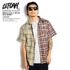 LEFLAH BICOLOR CHECK S/S SHIRT -BROWN- LEFSSH06-1906SSR画像