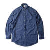 UNION LINE DENIM LONG SLEEVE BUTTON DOWN SHIRT 10068画像