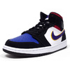 NIKE AIR JORDAN 1 MID SE BLACK/FIELD PURPLE-WHITE/NOIR/BLANC/VIOLET TERRAIN 852542-005画像