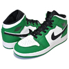 NIKE AIR JORDAN 1 MID SE(GS) pine green/black-sail BQ6931-301画像
