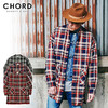 CHORD NUMBER EIGHT HEAVY TWILL CHECK LONG SHIRT CH01-01K5-SL03画像