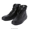 CHORD NUMBER EIGHT LEATHER ZIP SNEAKER BLACK/BLACK CHA1-01K5-HW01画像