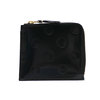 Wallet COMME des GARCONS POLKA DOTS EMBOSSED ZIP Wallet BLACK画像