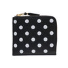 Wallet COMME des GARCONS POLKA DOTS PRINTED ZIP Wallet BLACK画像