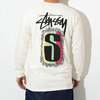 STUSSY S Frame Pigment Dyed L/S Tee 1994409画像