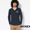 AVIREX LS MINI WAFFLE PRINT T-SHIRT 6193471画像