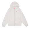Supreme 19SS Small Box Zip Up Sweatshirt WHITE画像