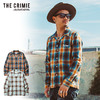 CRIMIE OPEN COLLAR CLASSIC CHECK SHIRT CR01-01K5-SL01画像