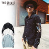 CRIMIE OPEN COLLAR BOTANICAL NEEDLE WORK SHIRT CR01-01K5-SL04画像