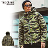 CRIMIE BACK SATAIN THINSULATE CAMO ZIP HOOD JACKET CR01-01K5-JK27画像