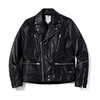 CRIMIE W RIDERS LEATHER JACKET CR01-01K5-JK58画像