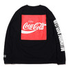 COCA-COLA BILLIONAIRE BOYS CLUB x ATMOS LAB BP COLA LS TEE BLACK BBC-COLA03画像