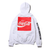 COCA-COLA BILLIONAIRE BOYS CLUB x ATMOS LAB BP COLA HOODIE WHITE BBC-COLA05画像