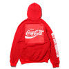 COCA-COLA BILLIONAIRE BOYS CLUB × ATMOS LAB BP COLA HOODIE RED BBC-COLA05画像