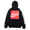 COCA-COLA BILLIONAIRE BOYS CLUB x ATMOS LAB BP COLA HOODIE BLACK BBC-COLA05画像