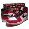 NIKE AIR JORDAN 1 RETRO wht/blk-red 130207-101画像