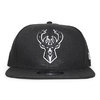 NEW ERA MILWAUKEE BUCKS SNAPBACK BLACK NRNE70353702画像
