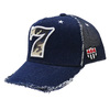 YOSHINORI KOTAKE DESIGN 7LOGO CAMO DENIM MESH CAP INDIGO画像