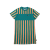 PUMA DOWNTOWN STRIPE DRESS TEAL GREEN 596007-34画像