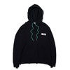 PUMA × RHUDE HOODIE PUMA BLACK 595346-01画像