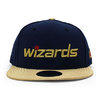 NEW ERA WASHINGTON WIZARDS SNAPBACK CAP NAVY GOLD NEWTW025画像