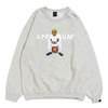 APPLEBUM WORM BOY (HOME) Crew Sweat H.GREY画像