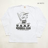 Buzz Rickson's × PEANUTS L/S T-SHIRT "USAF BASEBALL CLUB" BR68357画像