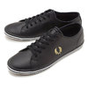 FRED PERRY KINGSTONE LEATHER BLACK/1964GOLD B7163-102画像