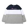 Champion L/S T-SHIRT NAVY C3-Q440-370画像