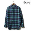 Scye Checked Wool Over Sized Shirt 1119-33081画像