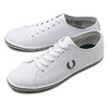FRED PERRY KINGSTONE LEATHER WHITE/IVY B7163-100画像