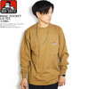 BEN DAVIS BASIC POCKET L/S TEE -CAMEL- C-9780030画像