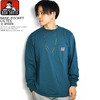 BEN DAVIS BASIC POCKET L/S TEE -D.GREEN- C-9780030画像