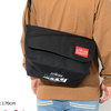 Manhattan Portage 19FW NYC Print Vintage Medium Messenger Bag Black/Red Limited MP1606VJRNYC19FW画像