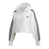 adidas CROPPED HOOD WHITE ED7555画像