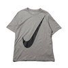 NIKE AS M NSW SS TEE SWOOSH 1 DK GREY HEATHER/BLACK BV7646-063画像