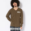 AVIREX HONEYCOMB WAFFLE T-SHIRT 6193467画像