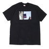 Supreme 19FW Banner Tee BLACK画像