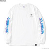 CLUCT UNCHAINED GRADATION L/S TEE (WHITE) 02995画像