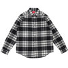 Supreme 19FW Tartan Flannel Shirt BLACK画像