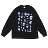 Supreme 19FW Faces L/S Tee Tシャツ BLACK画像