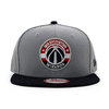 NEW ERA WASHINGTON WIZARDS BASIC SNAPBACK GREY-NAVY NR70294385画像