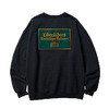 Liberaiders QUADRIGA SWEATSHIRT BLACK 763071903-09画像