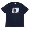 Supreme 19FW Banner Tee NAVY画像