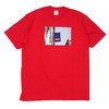 Supreme 19FW Banner Tee RED画像