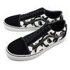 VANS OLD SKOOL ALIEN GHOSTS OLD SKOOL BLACK/TRUE WHITE VN0A4BV5TB1画像